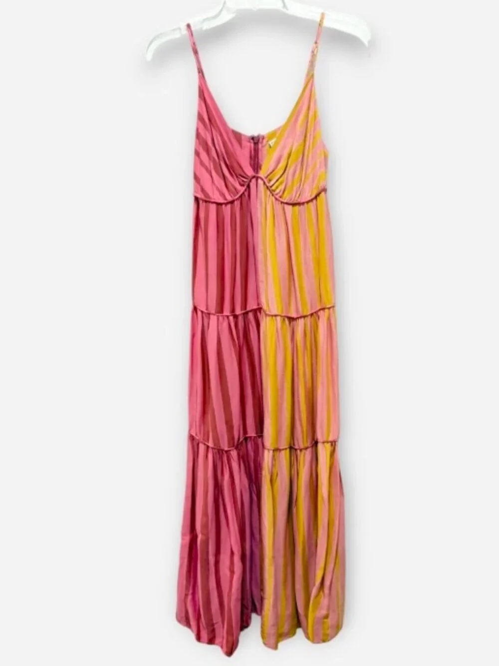 Farm Rio x Anthropologie Striped Maxi Dress Petite Small